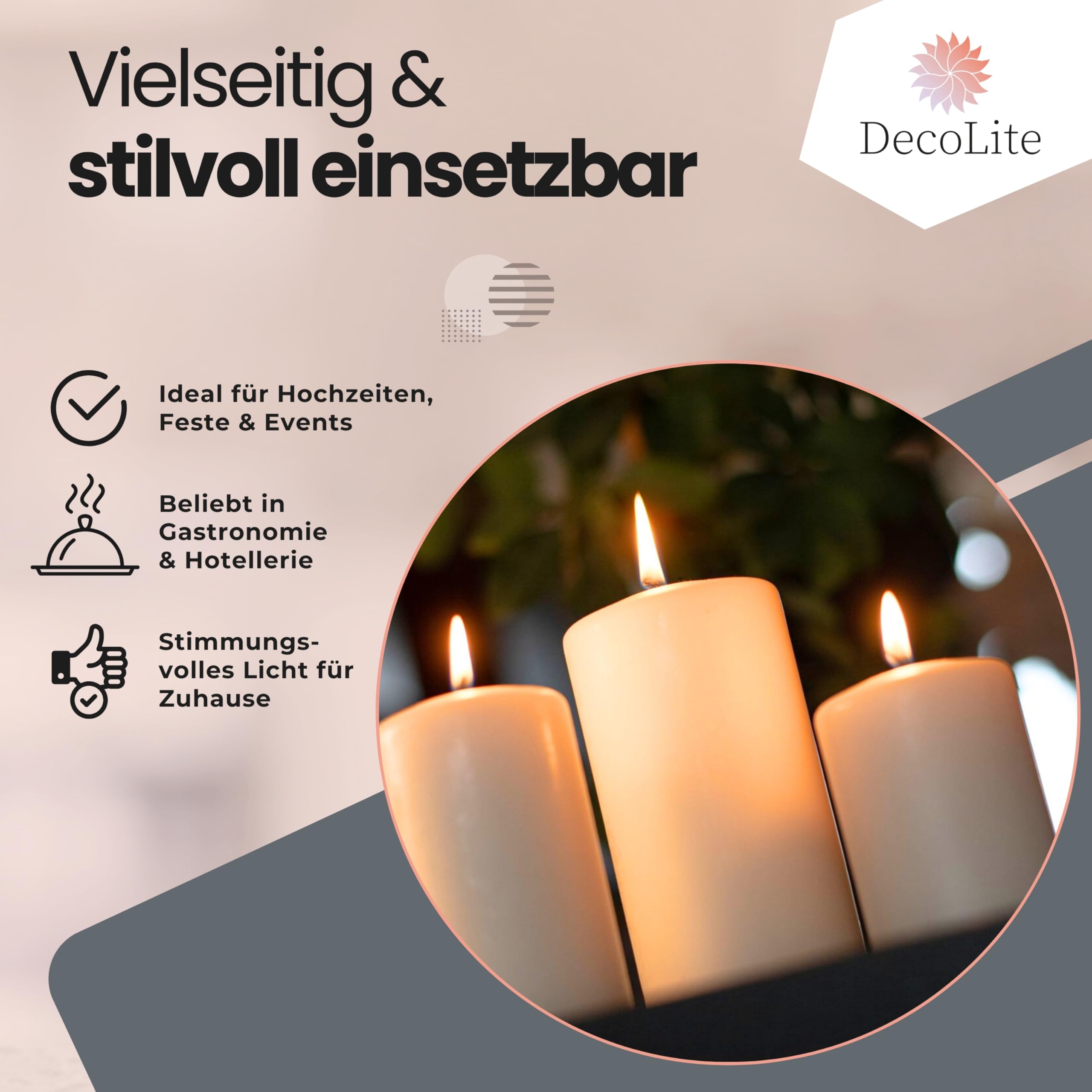 Confezione da 12 candele a pilastro, 100/60 mm, autoestinguenti, con certificazione RAL, durata 36 ore, 100% Made in Germany by Wenzel Kerzen (rosso antico)