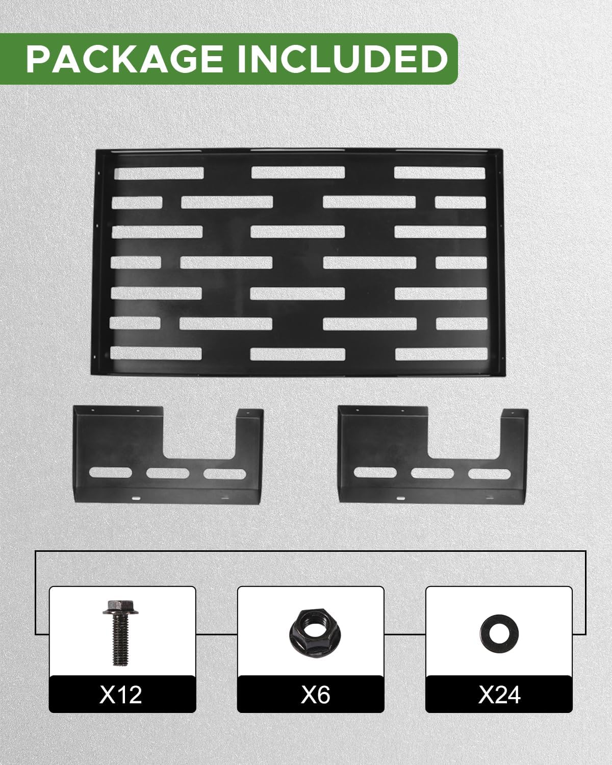 Rear Trunk Cargo Rack fit for Jeep Wrangler JL 2018-2025 4 Door Luggage Storage Basket Carrier,with Solid Metal Trunk Shelf Cargo Rack Tray Interior Storage - Image 6
