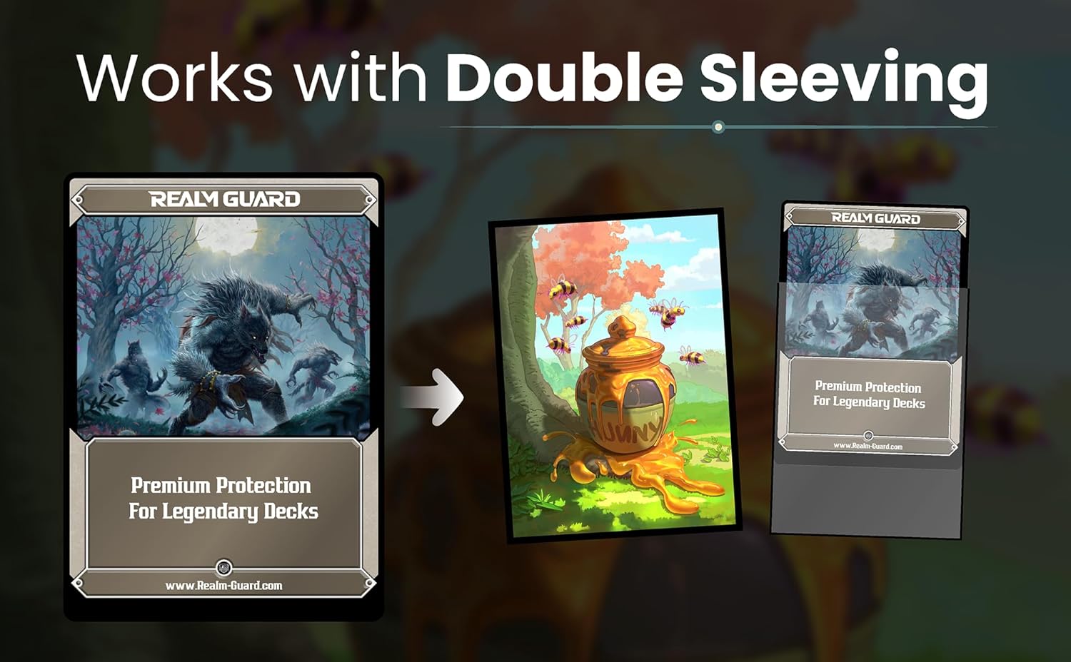 Princess Characters - 65ct Textured Matte TCG Card Art Sleeves (Honey Pot)