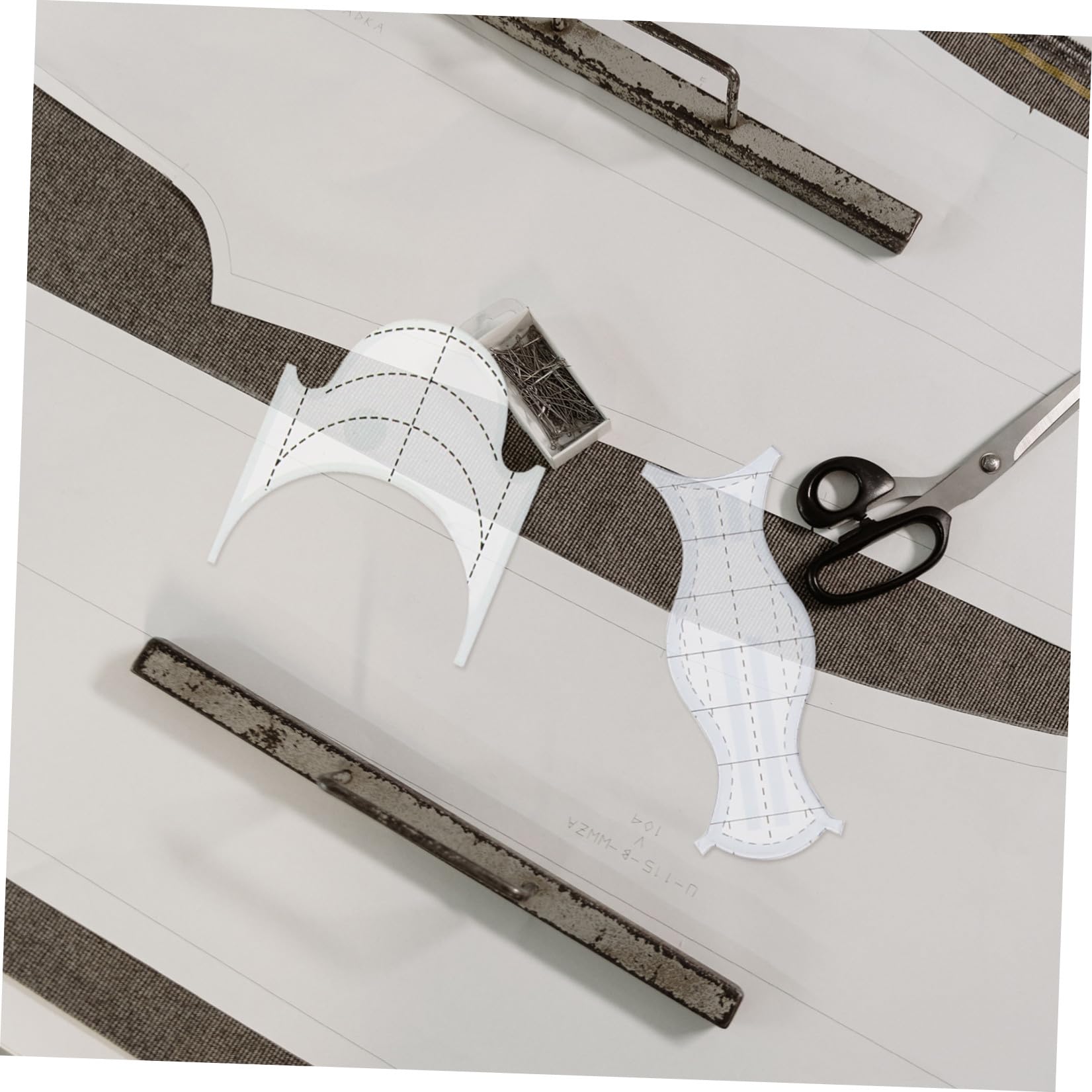 VILLCASE 18piezas Plantilla Acolchado Acrílica Para Costura Regla De Patchwork Para Diseño De Ropa Herramienta Práctica