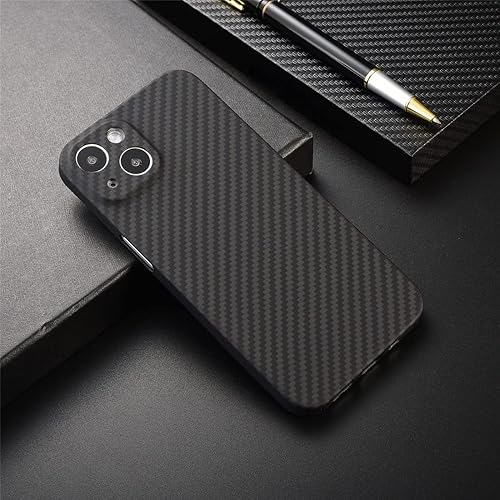 Miniatura 3 de TIMECAT Funda ultradelgada para Apple iPhone 13 Mini, funda protectora de fibra de aramida real, suave al tacto, resistente y duradera para iPhone