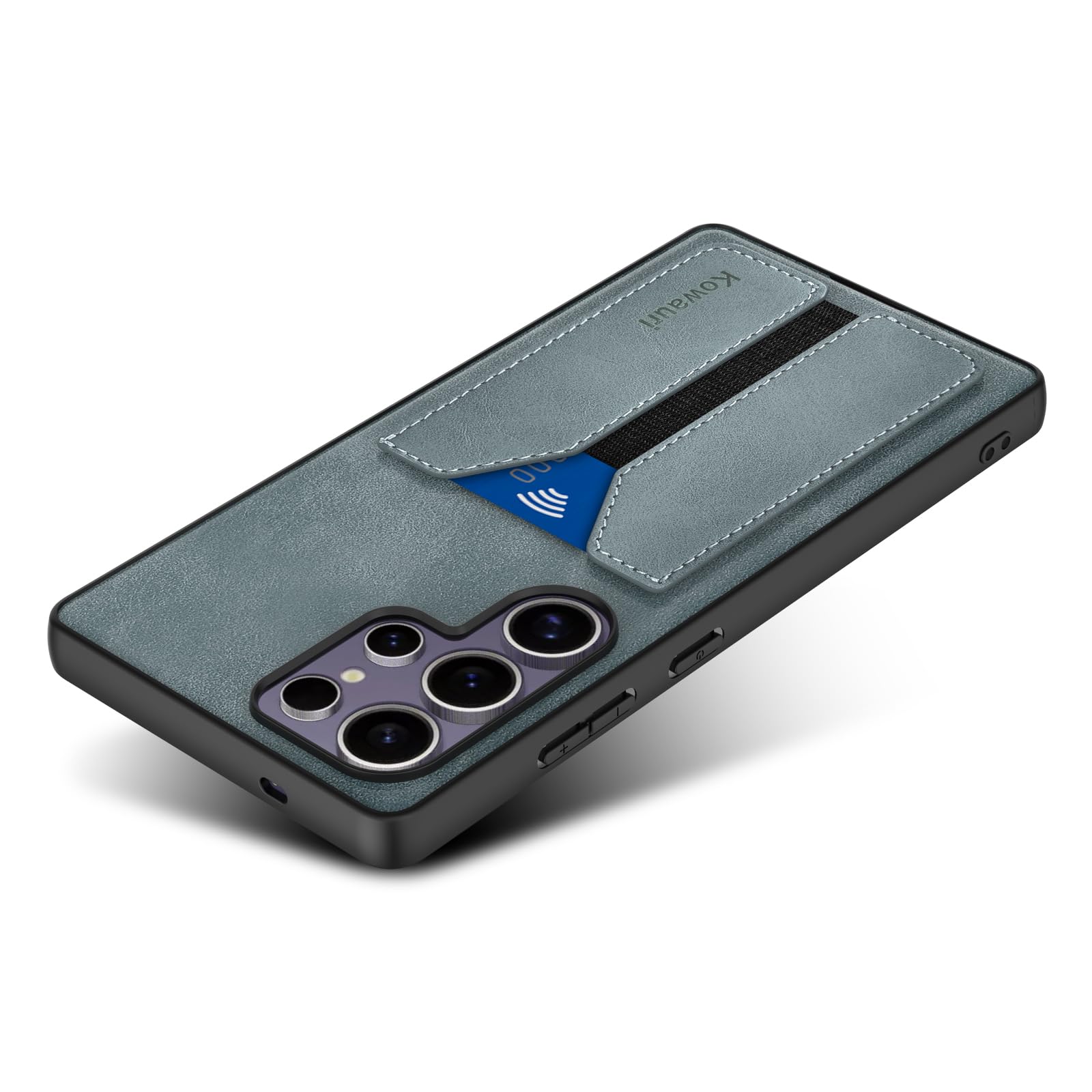 Kowauri Case for Samsung Galaxy S25 Ultra [Not fit for S25/S25 Plus], PU Leather Wallet Case with Credit Card Slot Holder Ultra Slim Protector Case