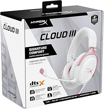 HyperX Cloud III – Wired Gaming Headset, PC, PS5, Xbox Series X|S