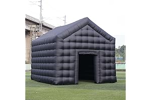 SAYOK Inflatable 18ft Nightclub Tent Disco Room, 18ft x 18ft x 13ft Cube House