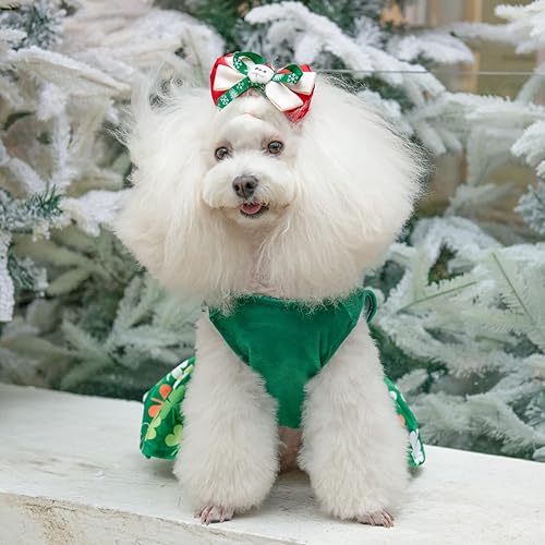Miniatura 72 de CuteBone - Vestido de terciopelo para perros pequeños, para cachorros, ropa rosa para perros CVA02M-D