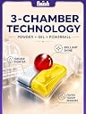 Finish 44 Tablets Quantum Dishwasher Tablets | Worlds #1 | Powerful Cleaning for Tough Food Stains Grease & Dried-On Residue | Deep Cleaning & Sparkling Shine (Lemon | Compatible with All Machines) gallery image