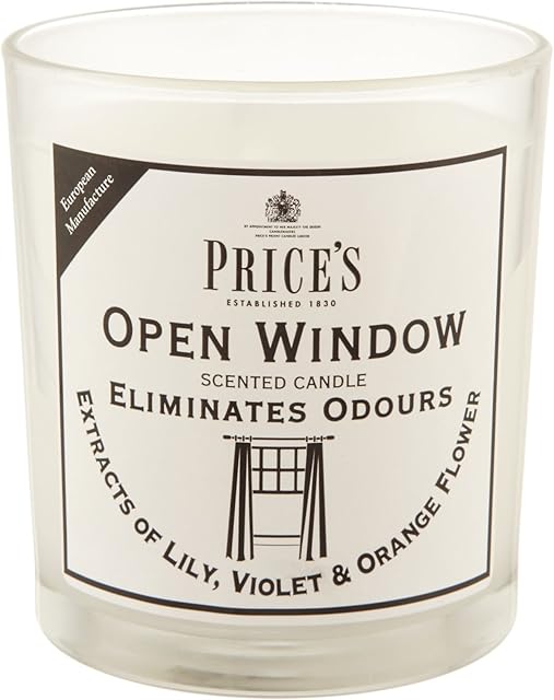 Price's Open Window Candle in Jar - Pack of 2