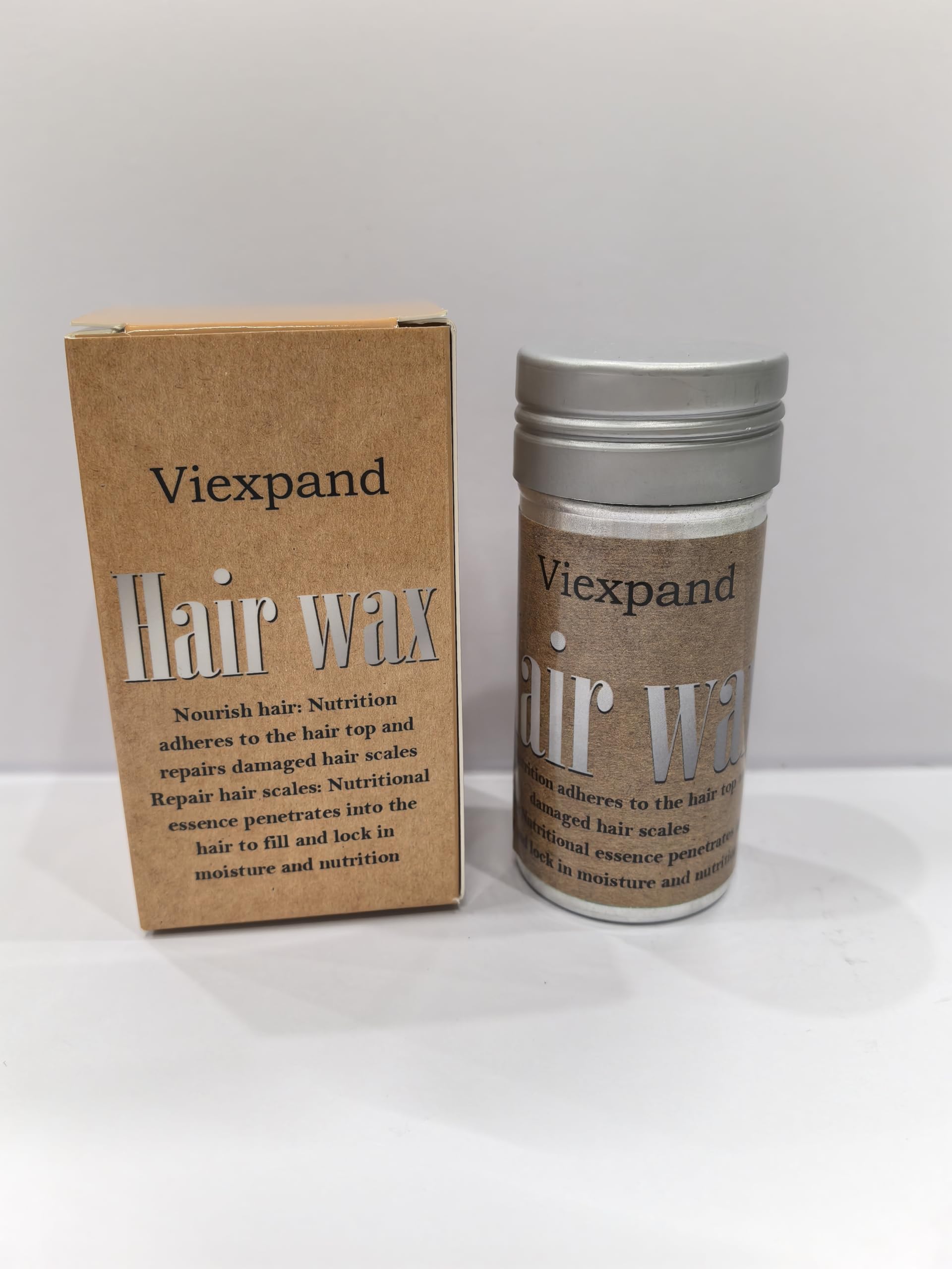 Viexpand Hair Wax Stick Hair Styling Wax Nourishing Accessories - Flyaways, Bun Maker, and Styling Cream for Women and Children, 2.7 fluid ounces