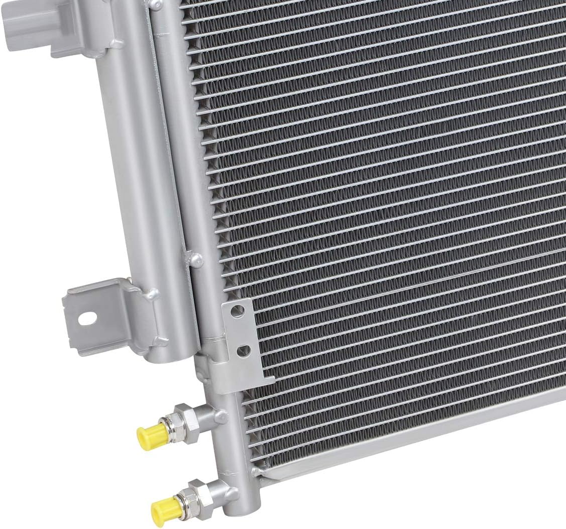 DNA Motoring OEM-CDS-3746 3746 Aluminum Air Conditioning A/C Condenser For 07-08 Pacifica