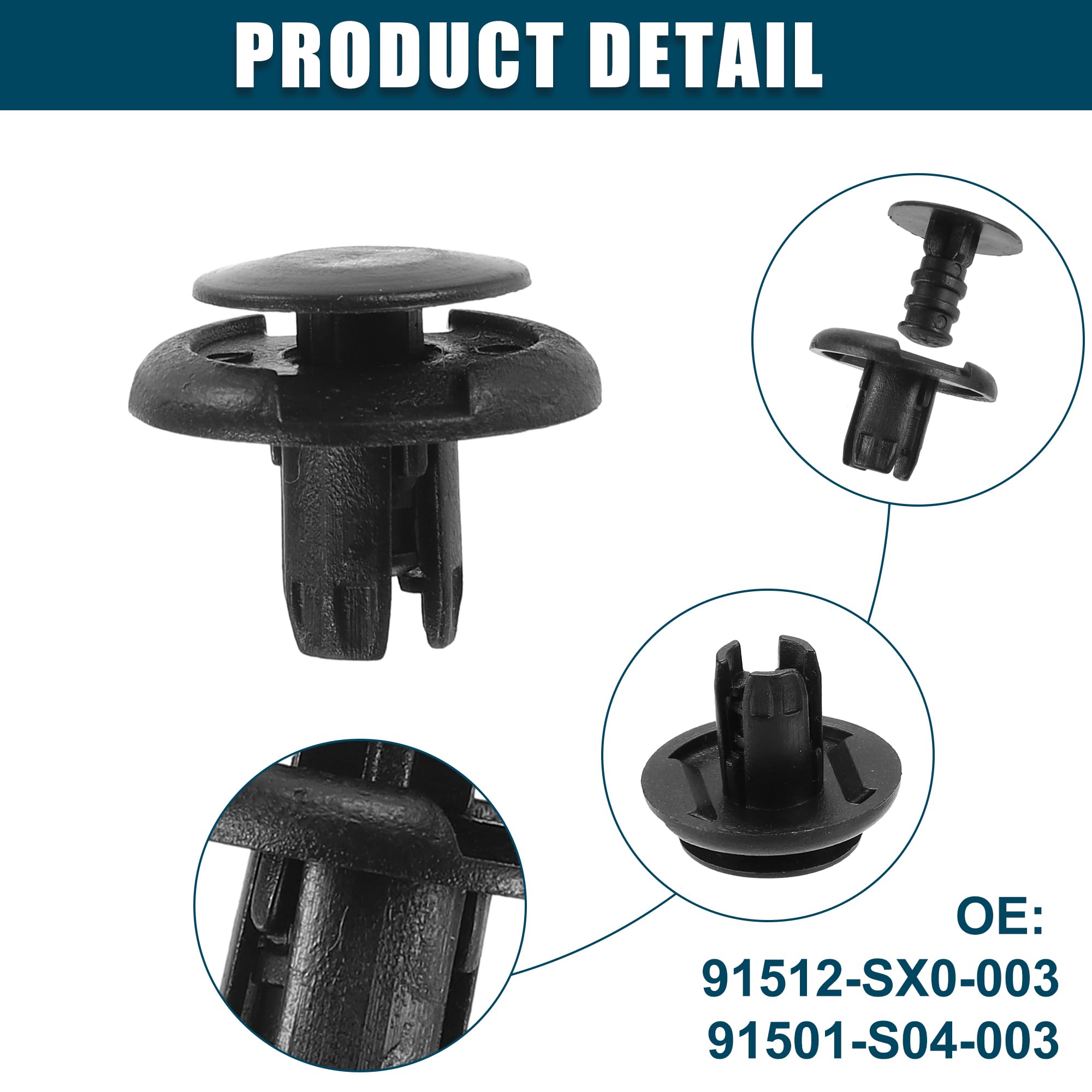 Amazon.com: ACROPIX Fender Liner Clips Replacement Fit for Honda