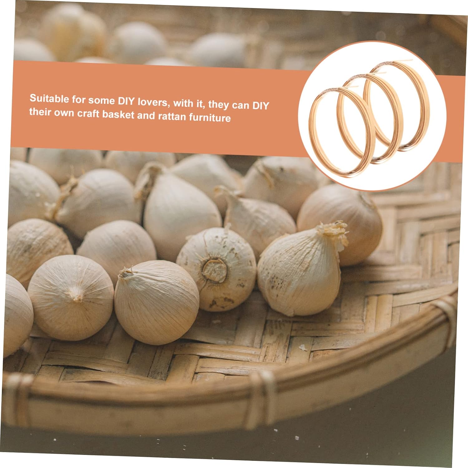 3 Rolls Rattan Skin for DIY Basket Making Crafts
