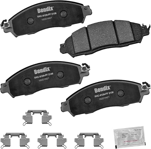 Vista 200 de Bendix Priority1 CFC1035 Pastillas de freno delanteras de cerámica para modelos seleccionados Chevrolet Aveo, Aveo5, Optra, Spark, Spark EV, Pontiac