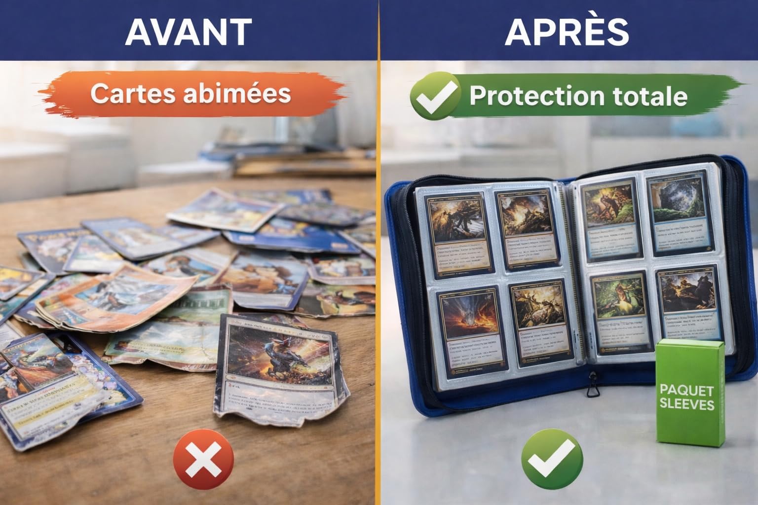Classeur 400 Pochettes Pour Cartes Pokemon – Album Imperméable Avec Fermeture éclair