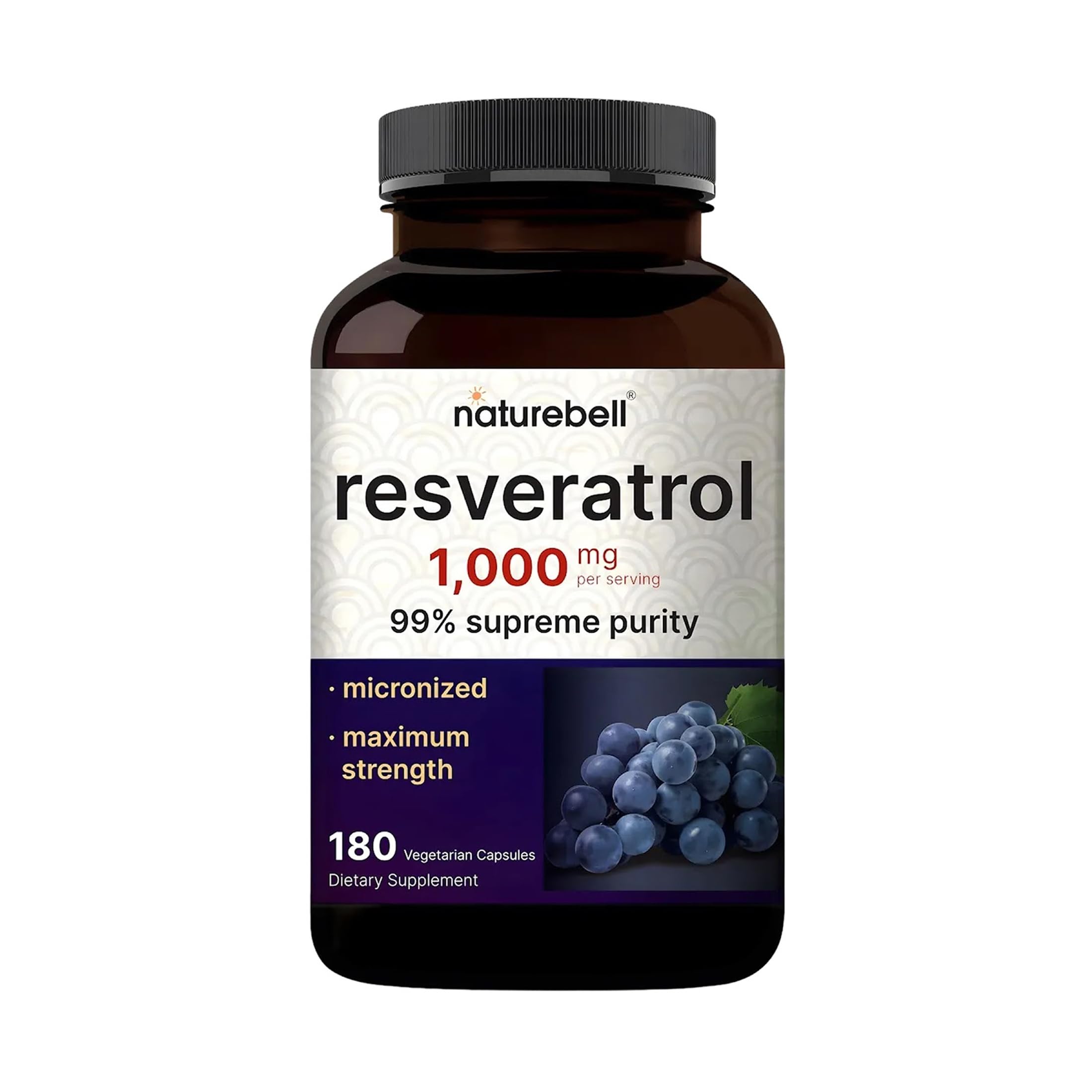 NatureBell Resveratrol 180 Capsules