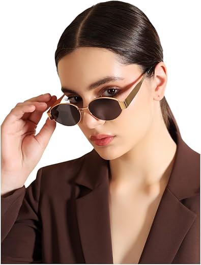 Stylish Sunglass for Women and Men(BARSAT GOLD GREY_BZ)