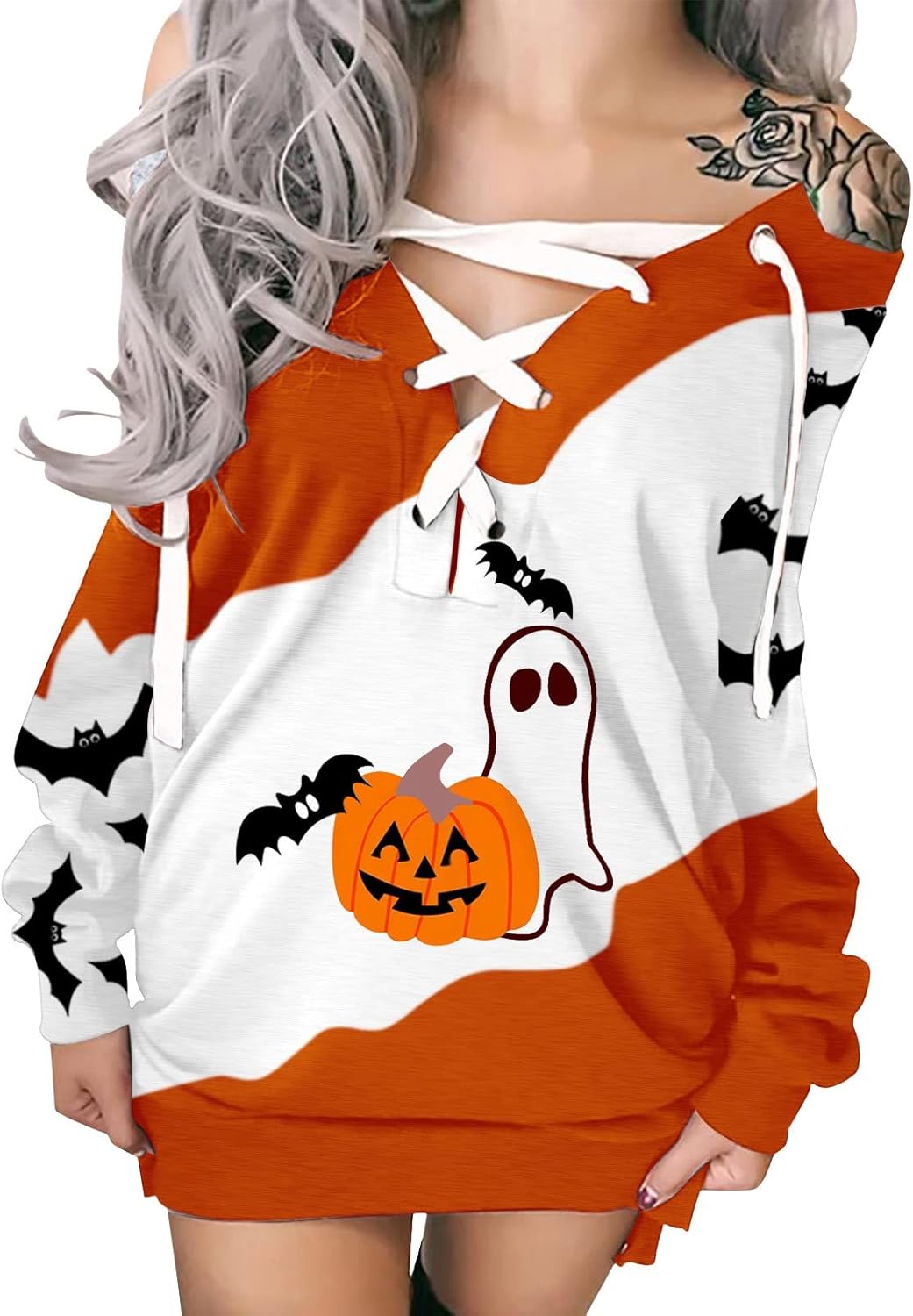 Women's Plus Size Halloween Hoodie Sweatshirt with Kuwait Ubuy