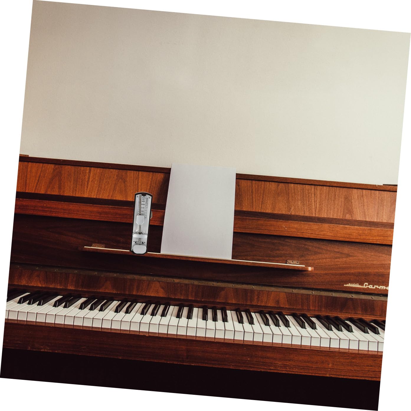 Mechanisches Metronom für Klavier und Schlagzeug und Metall Leicht und Tragbar für Anfänger und Präzises Üben Zuhause oder Unterwegs