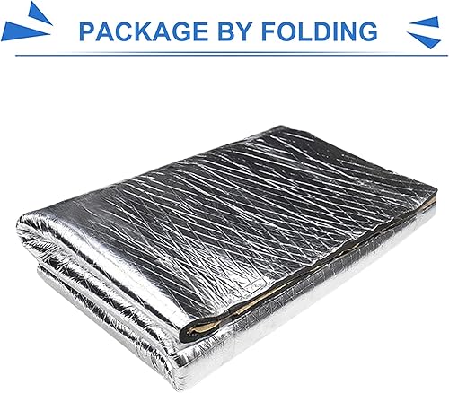 Miniatura 7 de uxcell 1 Unidades Esterilla de aislamiento acústico del coche 0.197 in puerta Hood Motor aislamiento térmico Wrodillo herramienta de empuje