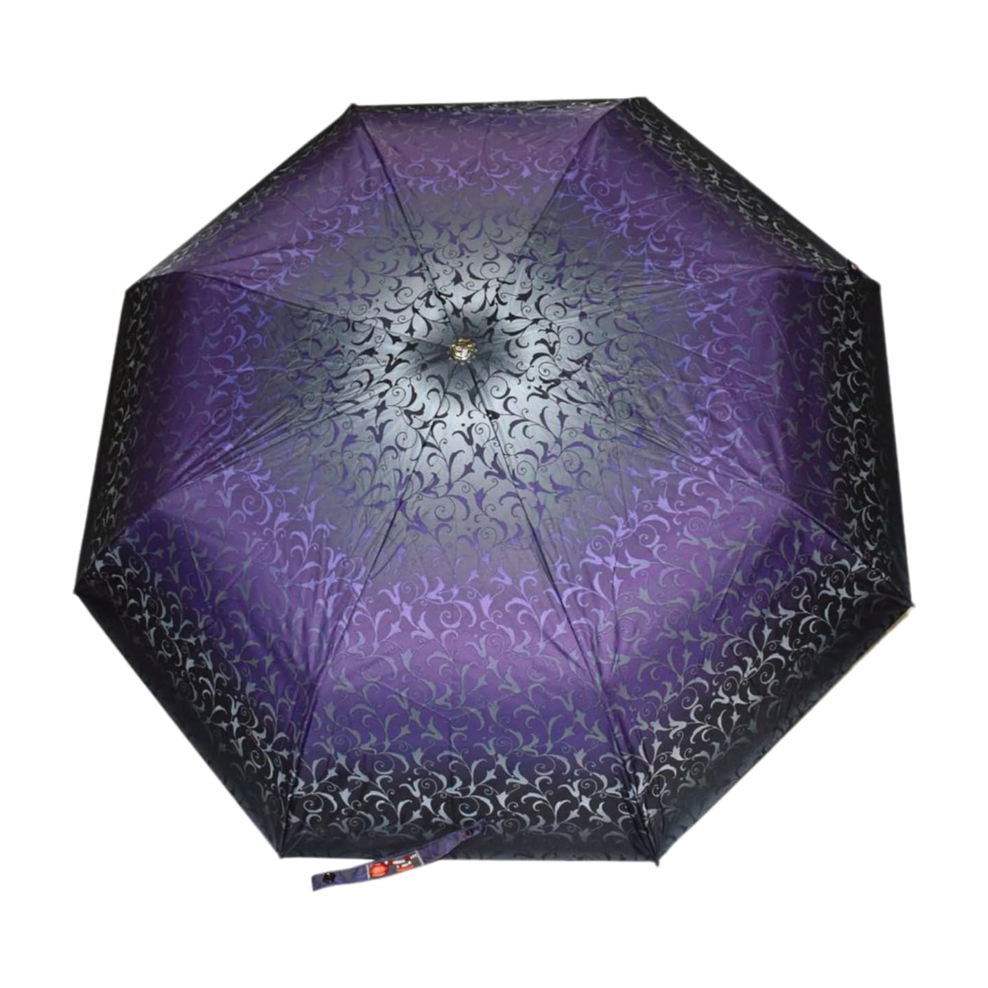 3 Fold 23" Radius Print silver Nylon Umbrella (8022)-image-16