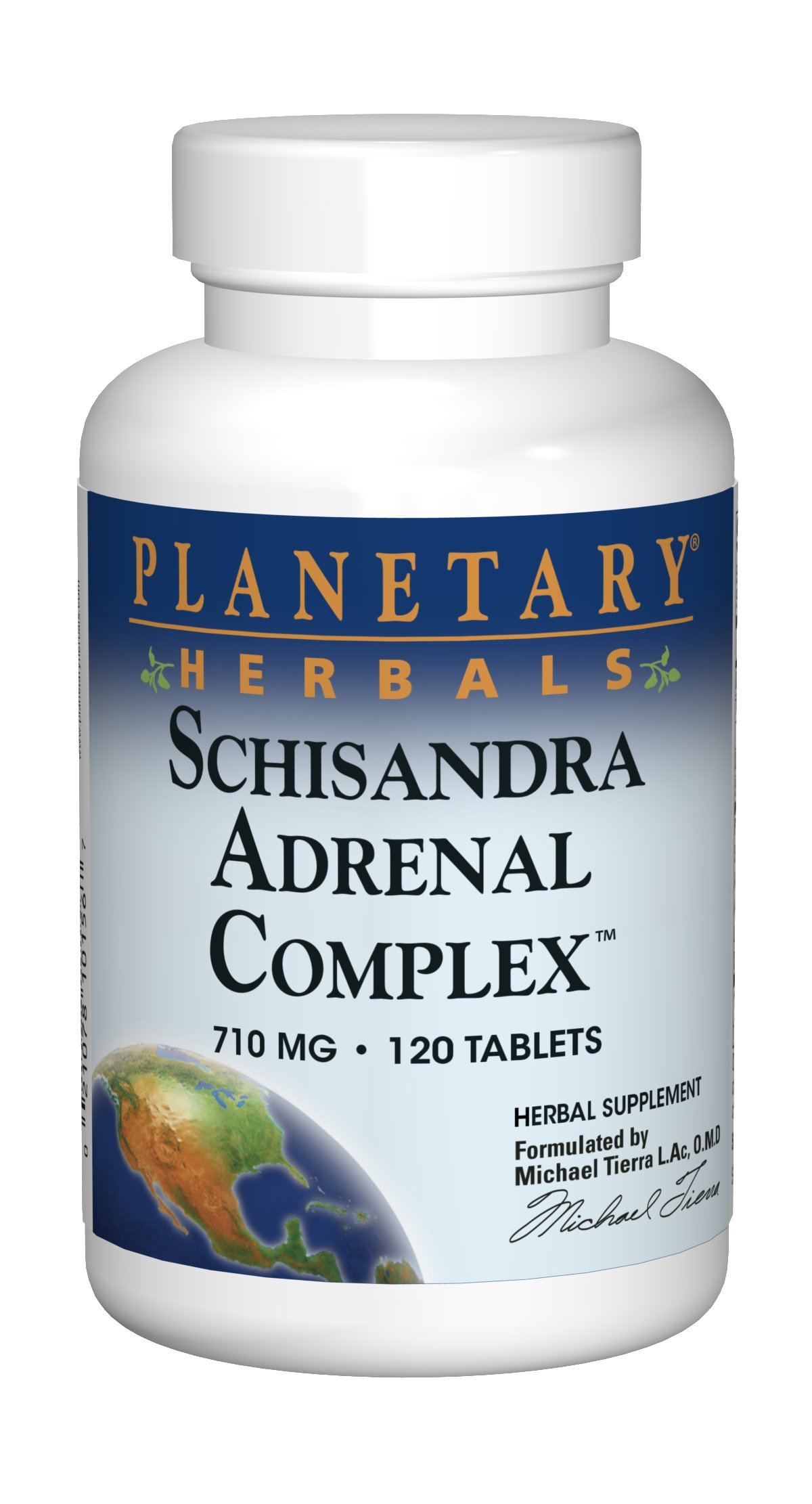 Amazon.com: Planetary Herbals Schisandra Adrenal Complex 710mg With Yam  Rhizome, Poria Sclerotium & More - 120 Tablets : Health & Household