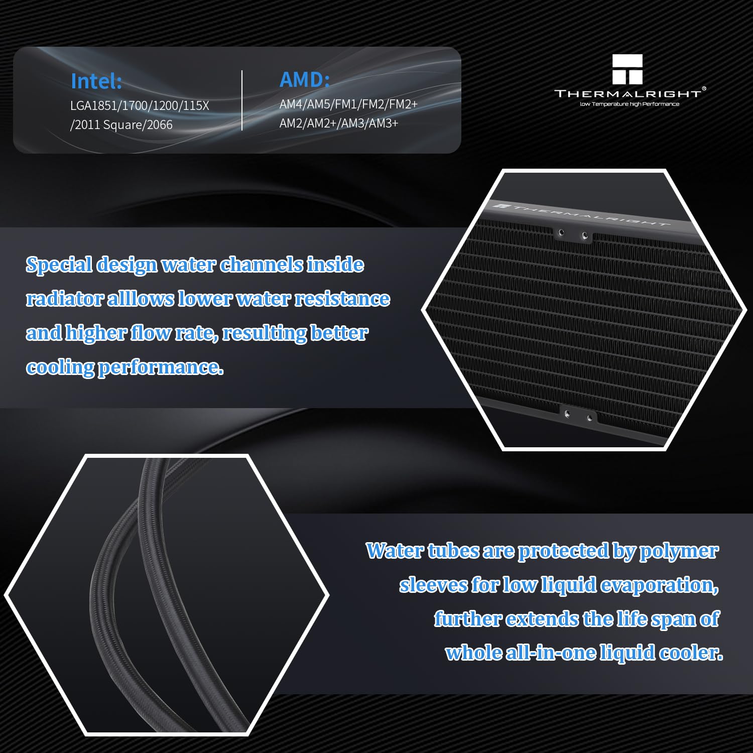 Thermalright - Frozen Notte 360 (nero) - Watercooling AIO