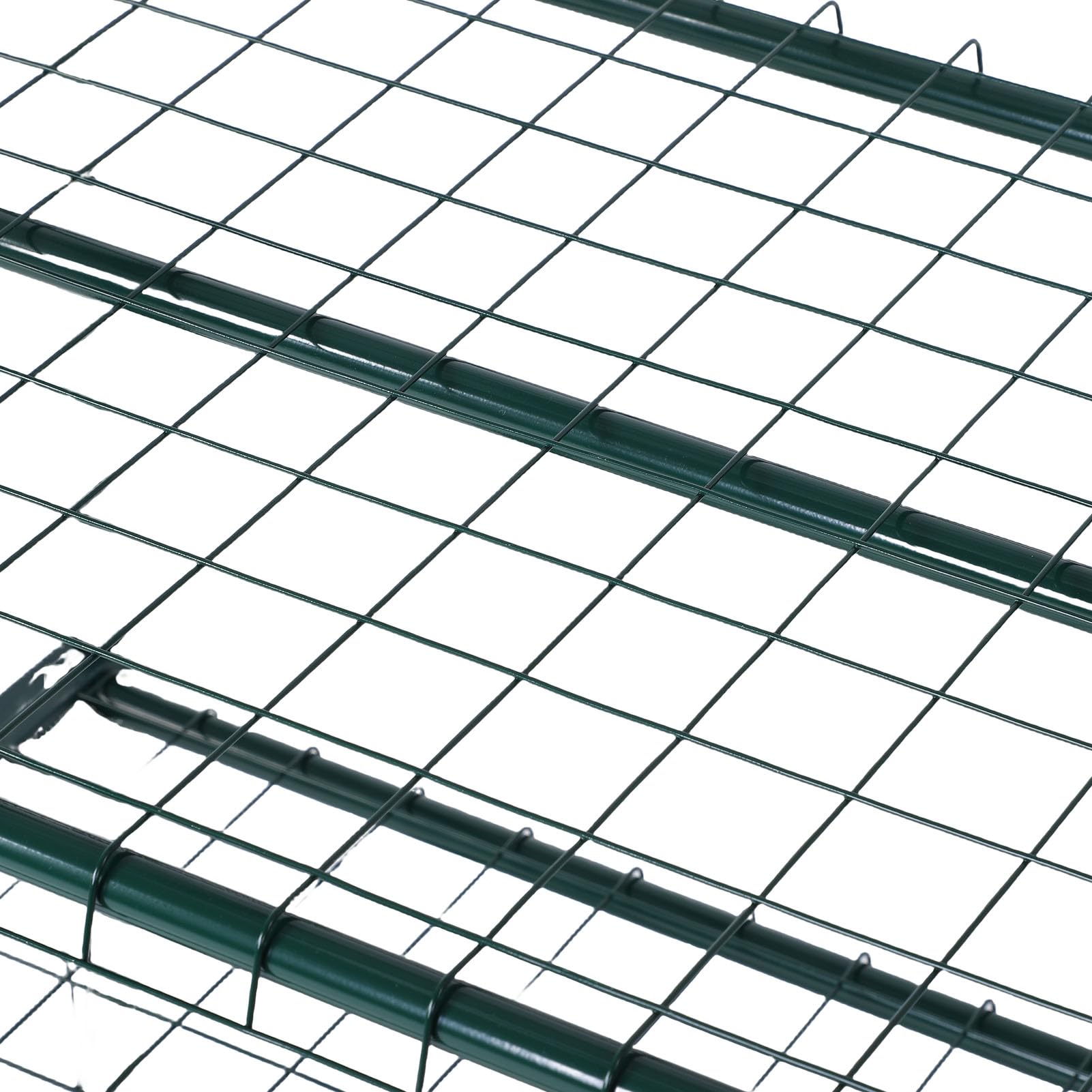 Topiky Szklarnia z osłoną z PE Koła Obrotowe 360° Drzwi Zapinane Na Zamek Odporne Na Mróz 4-poziomowe Małe Rośliny Szklarnia do Wnętrz Zewnątrz Przenośne Półki Ogrodnicze (WHITE)