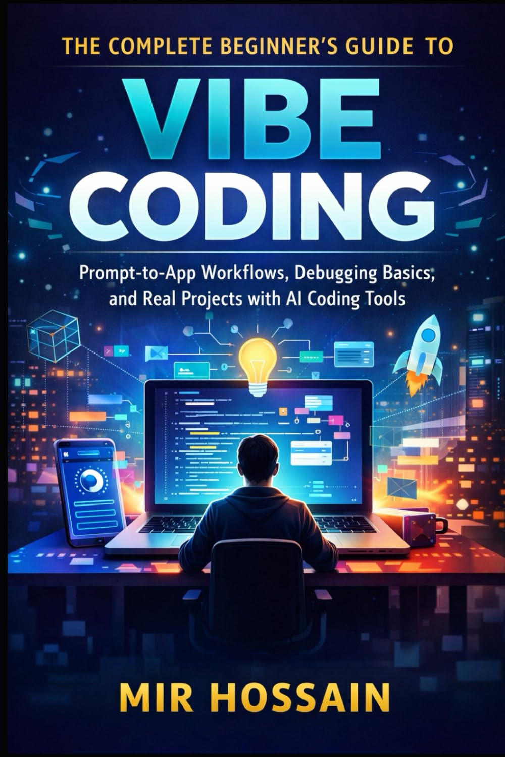 THE COMPLETE BEGINNER’S GUIDE TO VIBE CODING: Prompt-to-App Workflows, Debugging Basics, and Real Projects with AI Coding Tools