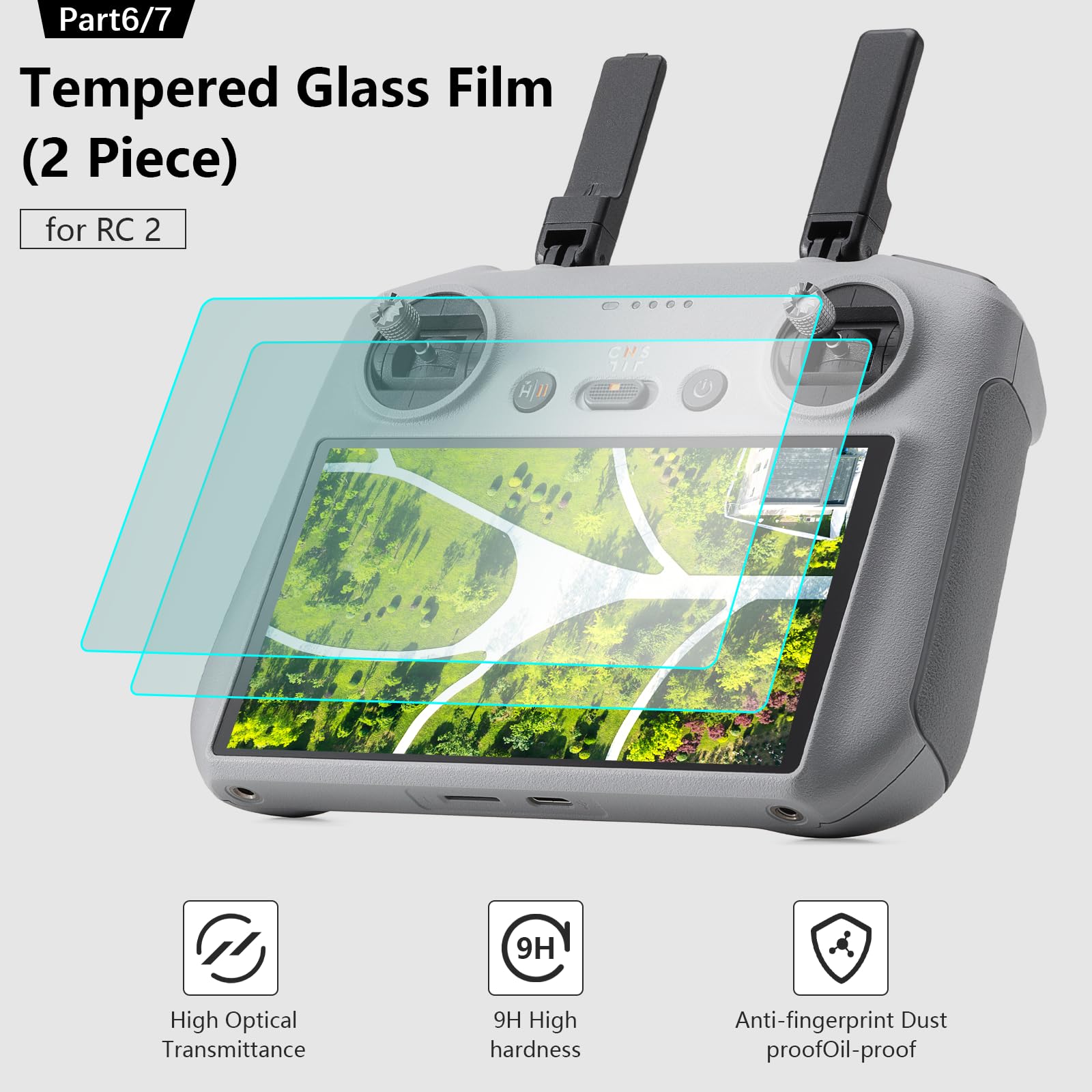 FPVtosky Bolsa para dji Mini 5 Pro, Bolsa de Viaje rígida portátil para dji Mini 5 Pro Fly More Combo, Bolsa de Almacenamiento de Piel sintética para Controlador RC 2 Accesorios (7 en 1)