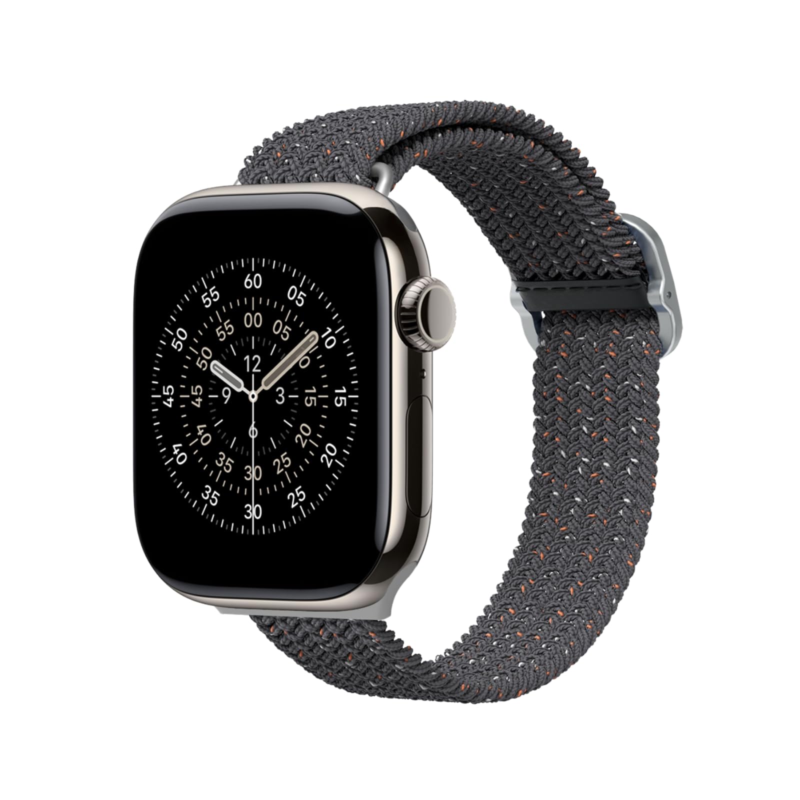 RhinoShield Bracelet Tressé pour Apple Watch Series 11/10 (42mm) + Series 9/8 / 7 (41mm) + Series 6/5 / 4 / SE 3 / SE 2 / SE (40mm) + Series 3/2 / 1 (38mm) | Doux et Extensible