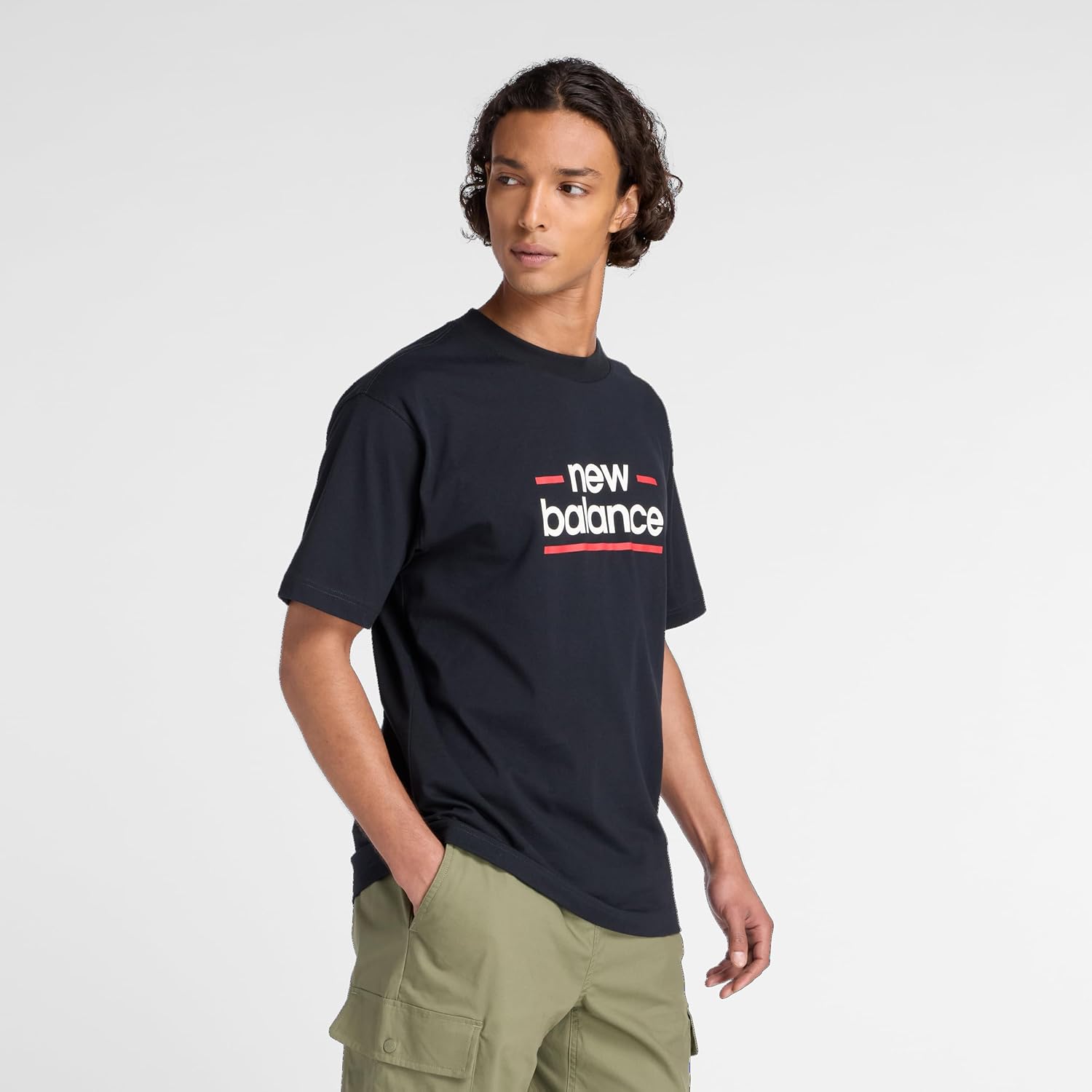 New Balance Men's Linear Lines T-Shirt - Image 2