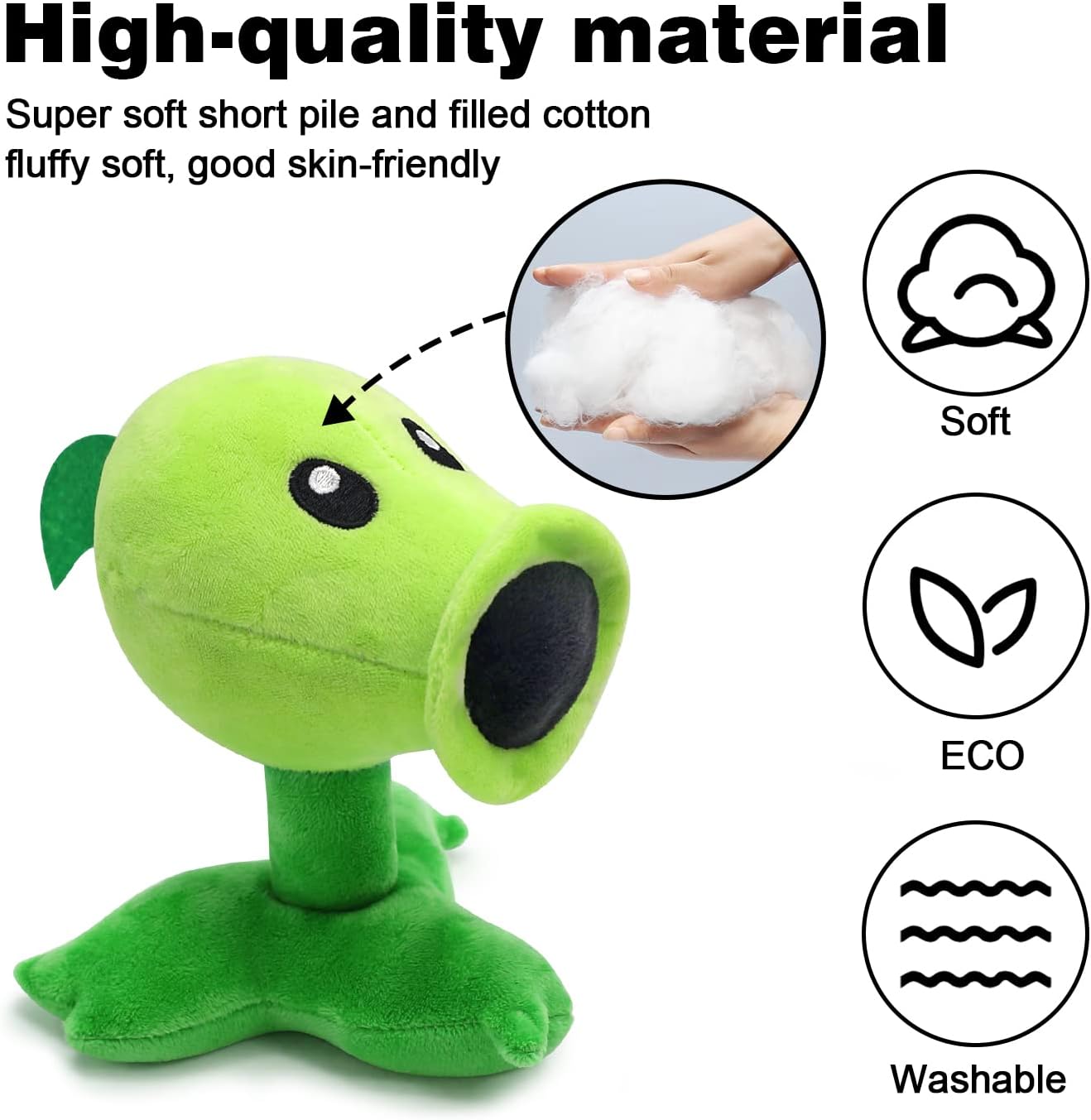 Bambole Peluche Gioco Peluche Piante Vs Zombi - Squash, Pepe E - Foto 6