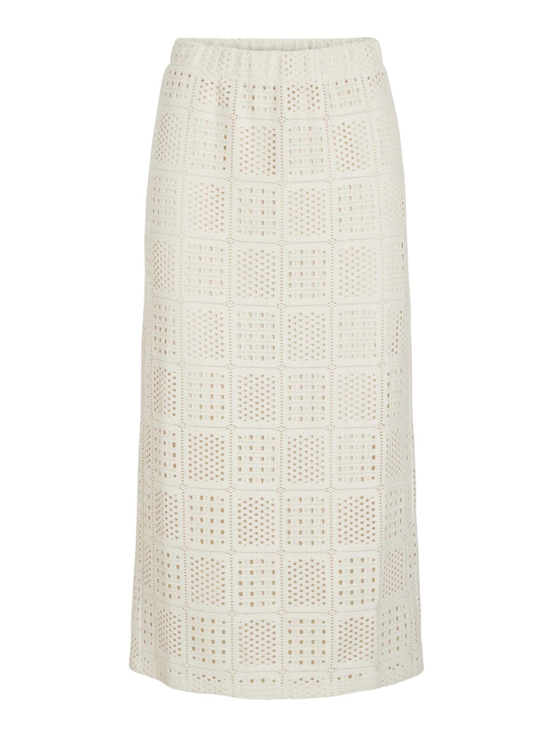 Vila Vinovira Hw Midi Skirt, Birch, L