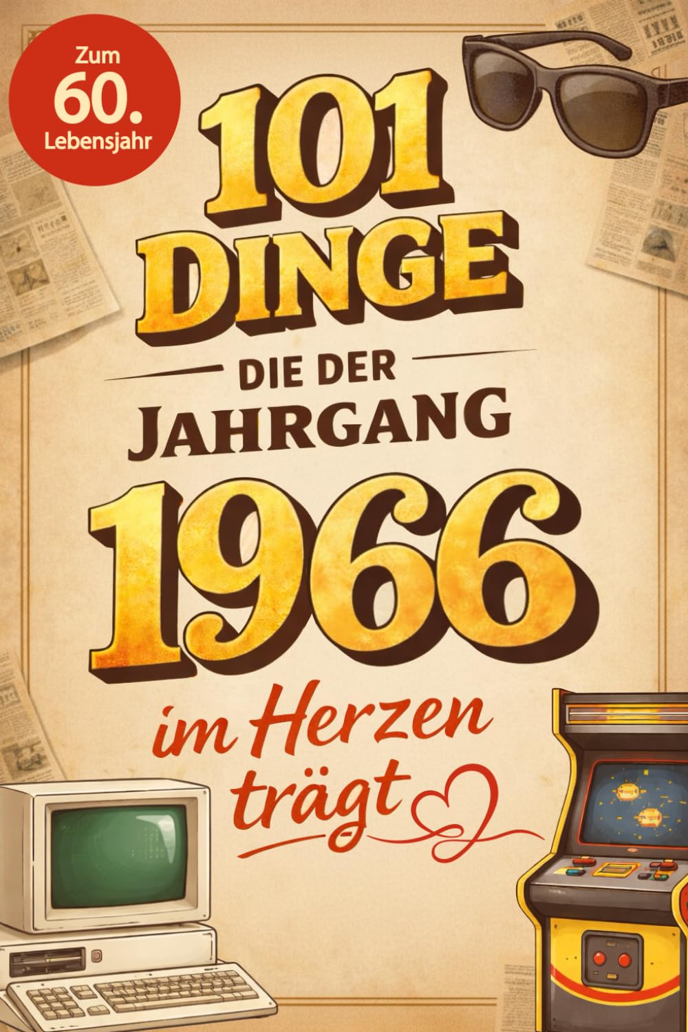 101 Dinge, die der Jahrgang 1966 im Herzen trägt: Eine nostalgische Zeitreise durch Kindheit und Jugend - Die unvergesslichen Erinnerungen, Fakten und Momente von damals