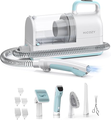 Miniatura 8 de S1+ Aspiradora de aseo para perros, mínimo de 45 dB amigable con mascotas Cozy Mode, aspiradora de pelo de perro de 12 Kpa120 V CA con taza de polvo