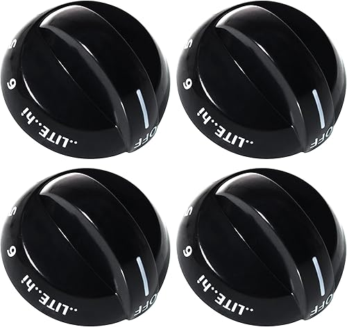 Miniatura 6 de GYOFFULL 316220002 - Perilla de estufa para horno de gas, color negro, montaje de perilla de control compatible con accesorios de quemador Frigidaire