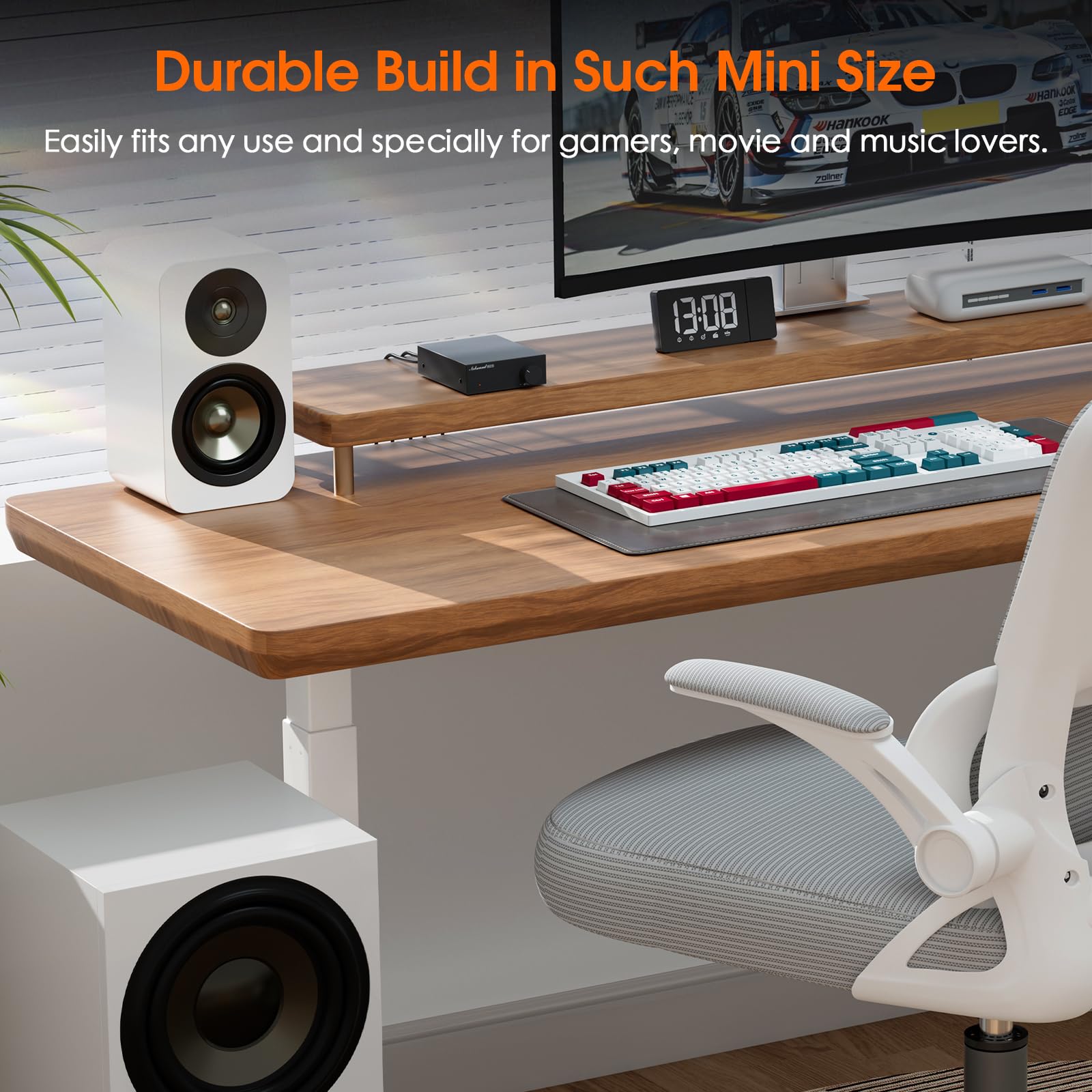 Nobsound Mini amplificatore per subwoofer mono: amplificatore HiFi da 100 W con TPA3116 e filtro passa-basso per home theater, Bass Shaker, Gaming, Subwoofer, altoparlante (NS-21G)