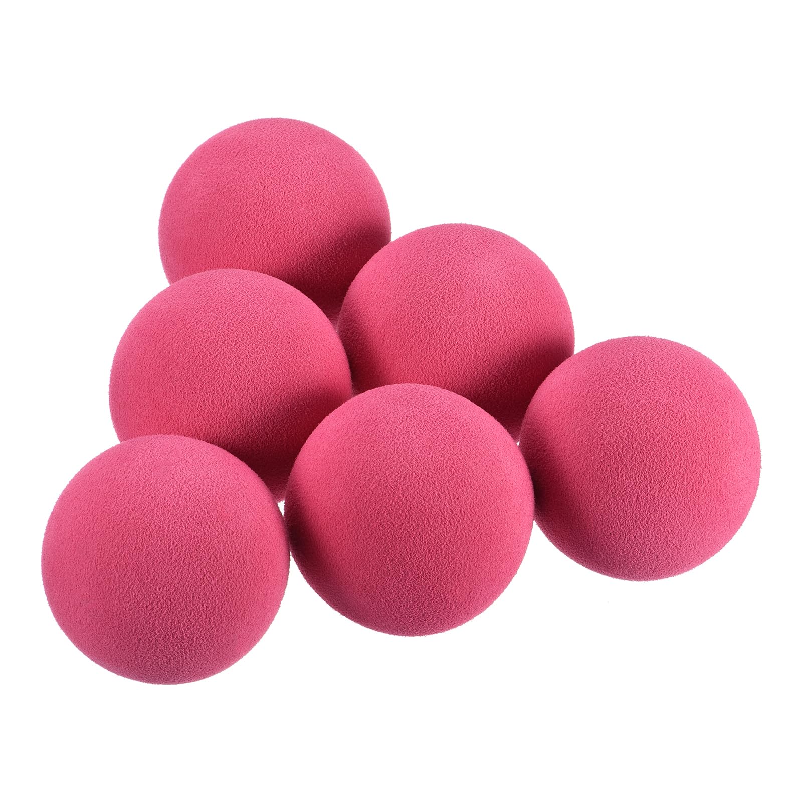 YOKIVE 10 Pcs Golf Foam Ball, Sports EVA Sponge Balls Exercise Flight Swing Practicing for Indoor Golf Training(Pink, 42-mm)