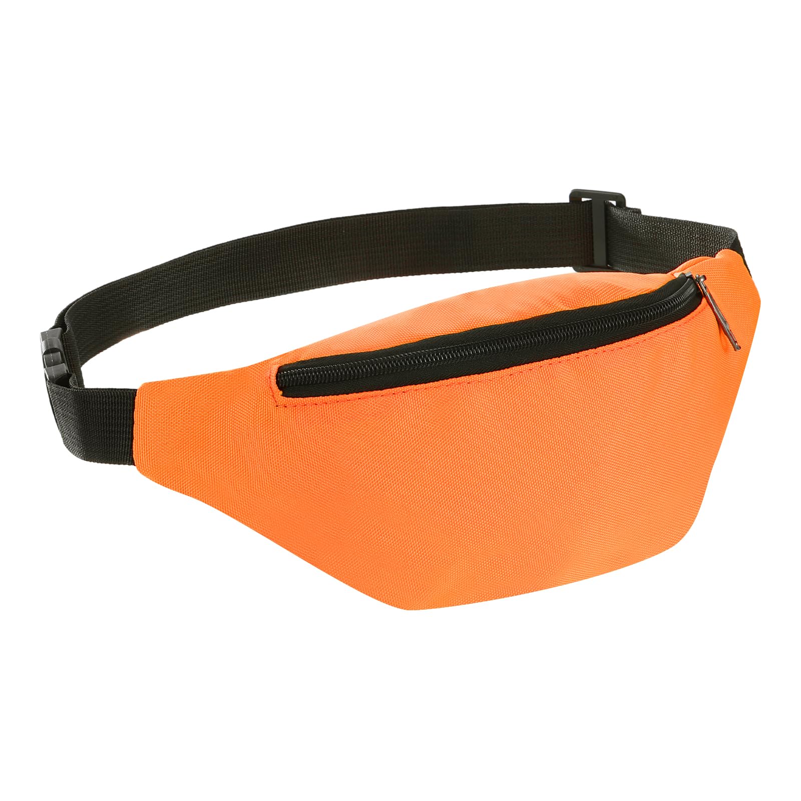 PATIKIL Fanny Pack, Belt Bag Crossbody Waist Bag with Adjustable Strap for Women Men Travel Running Hiking Orange