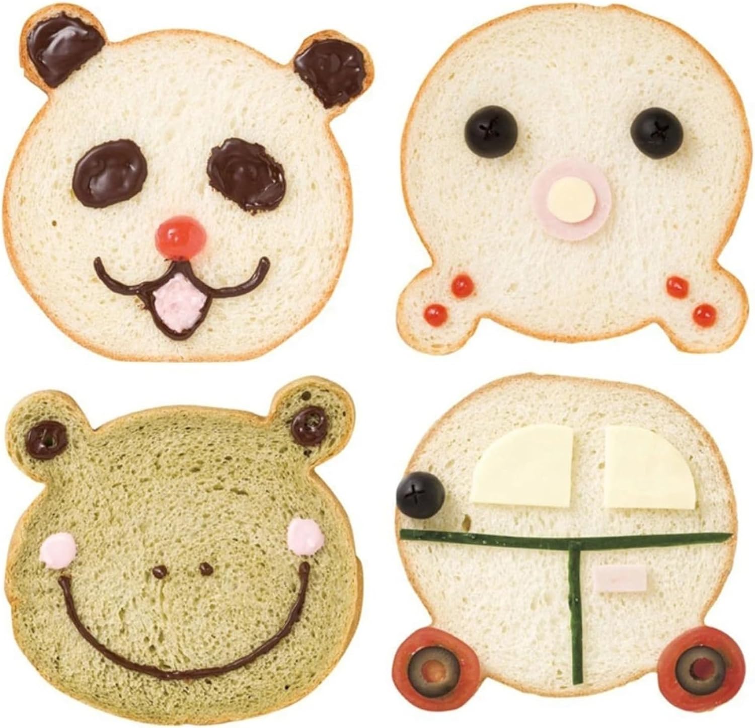 Golden Bear Head Shape Bread Toast Mold, Non-Stick Cartoon Baking Tool for Mousse & Pastry Making