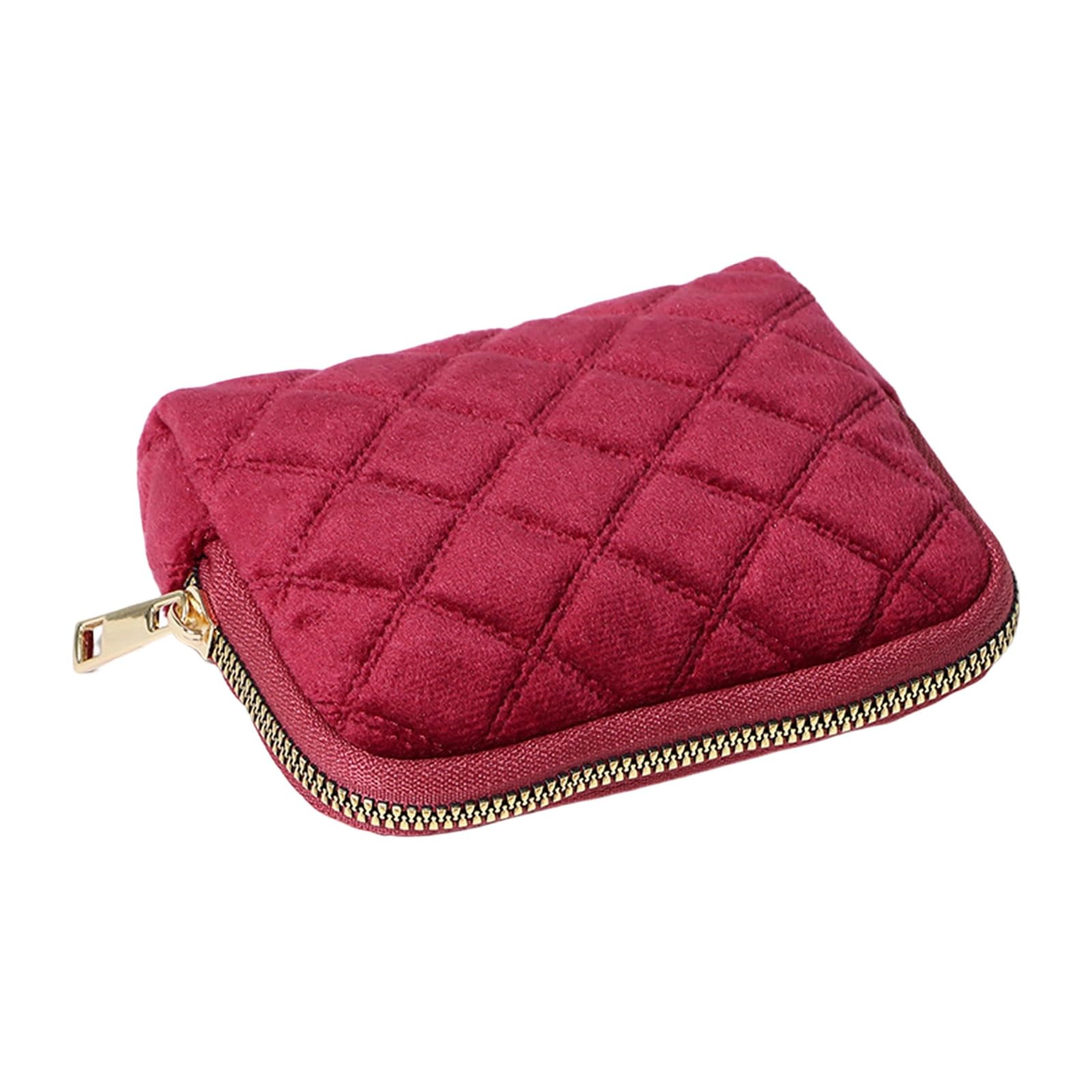 ZBIianxer Practical Jewelry Bag with Spacious Sections Container Cloth Texture Suitable for Traveling or Home Decorating Compact Container