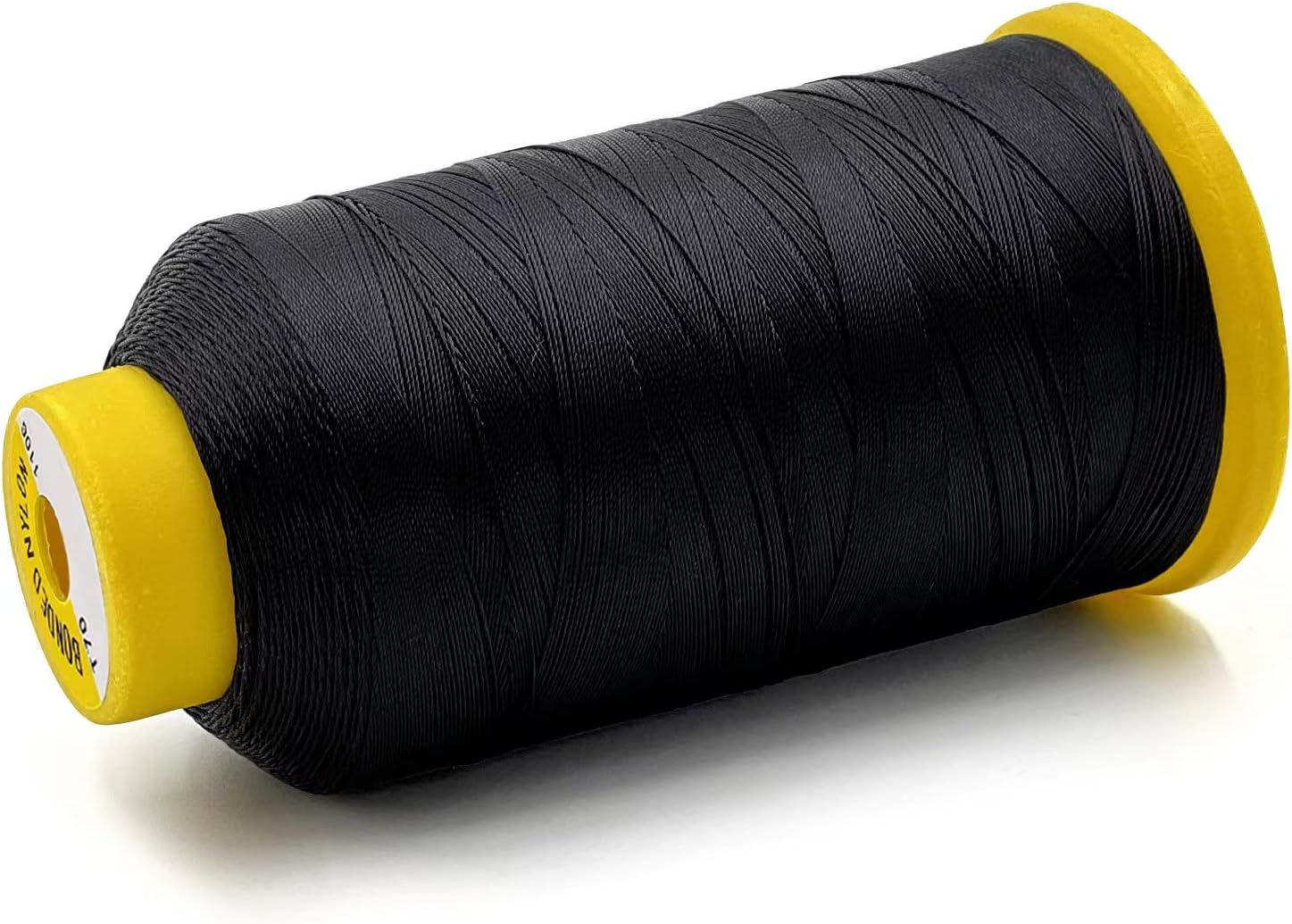 Tortoise 1500 Yards Bonded Nylon Heavy Duty Thread # 69 T70 Size 210D/3 for Sewing Leather;Weaving Hair;Upholstery and Beading Color Black