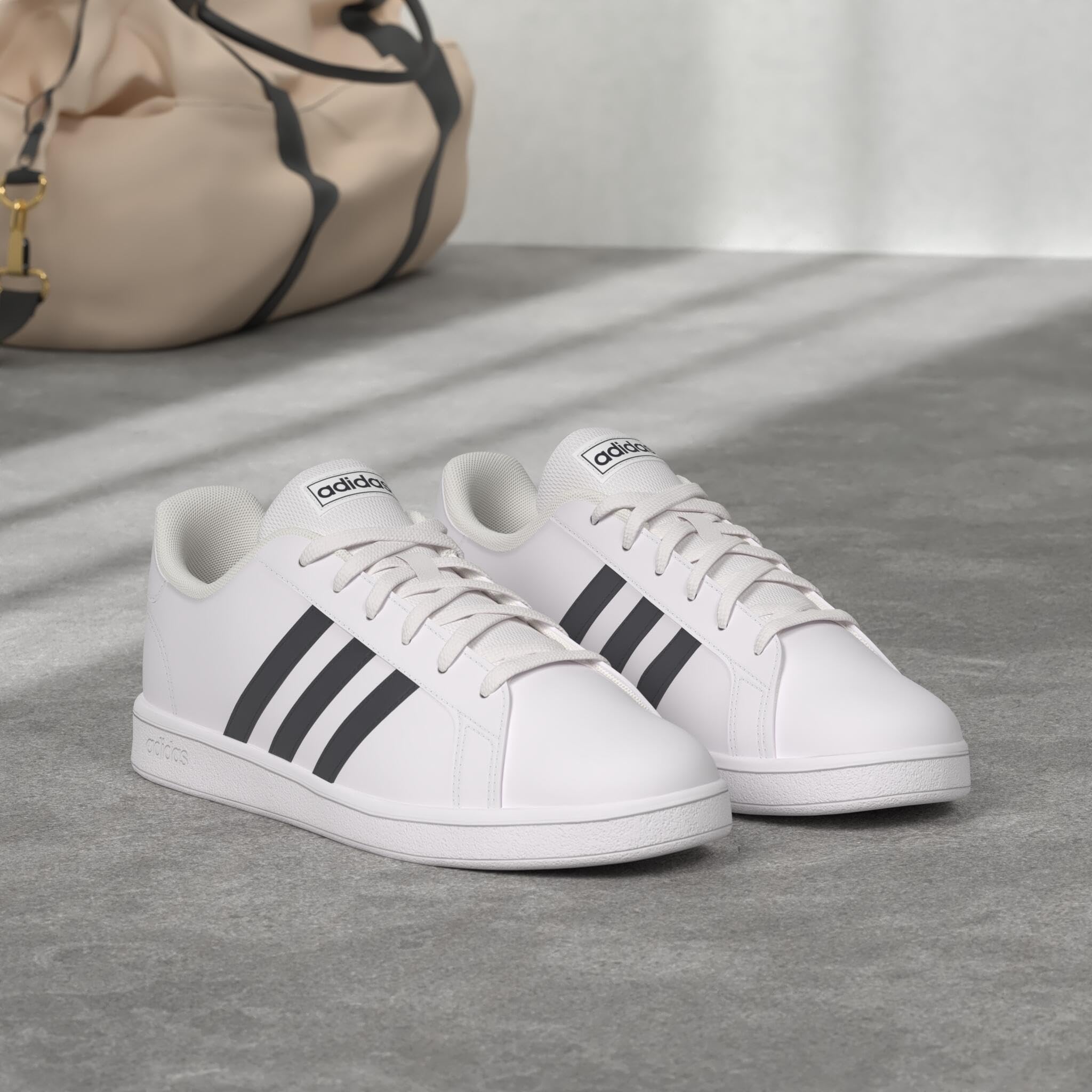 Adidas Unisex niños Grand Court Lifestyle Tennis Lace-Up Zapatos