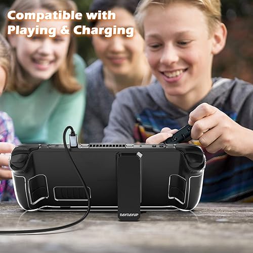 Miniatura 7 de Daydayup Funda protectora con soporte para cubierta de vapor protector de cubierta con base de soporte funda protectora completa compatible con