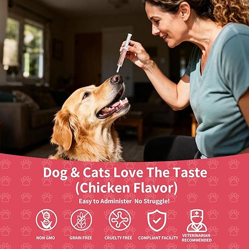 Miniatura 5 de Suplemento antidiarreico para perros, antidiarrea para gatos, pasta probiótica de caolín y pectina, apoyo digestivo de acción rápida, probiótico