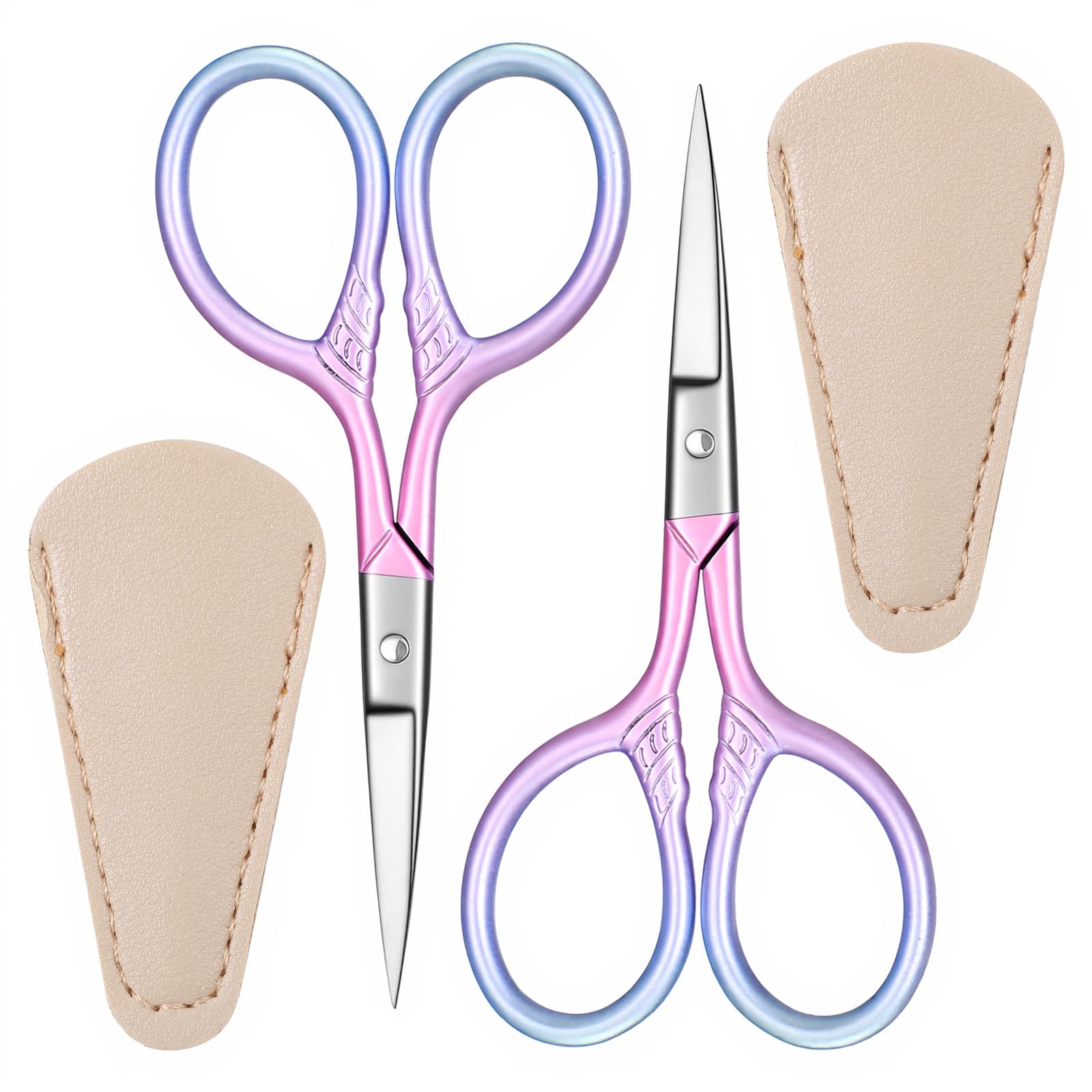 HJZHII 2 Pcs Small Embroidery Scissors, 3.54 inch Vintage Crochet Scissor