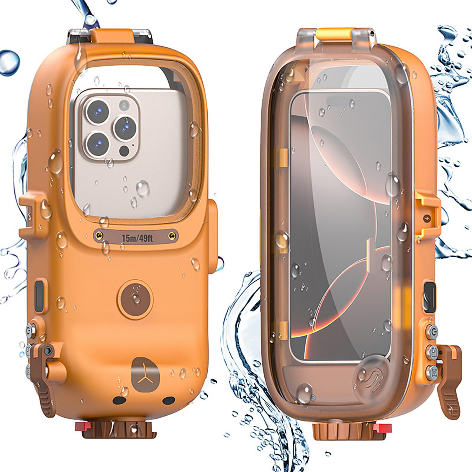 Custodia per telefono resistente all ' acqua per schermi da 4, 7 a 6, 9 pollici adatta moderni smartphone per la difesa del telefono sportivo