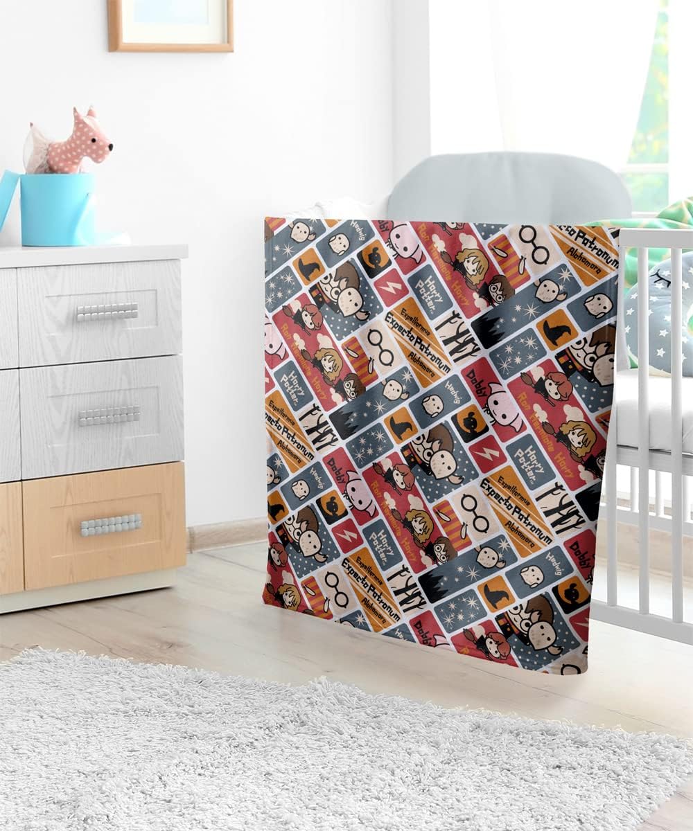 Harry Potter Lightweight Baby Blanket, 30"X40", Cute Chibi Pattern Unisex for Infants Girls & Boys - Image 5