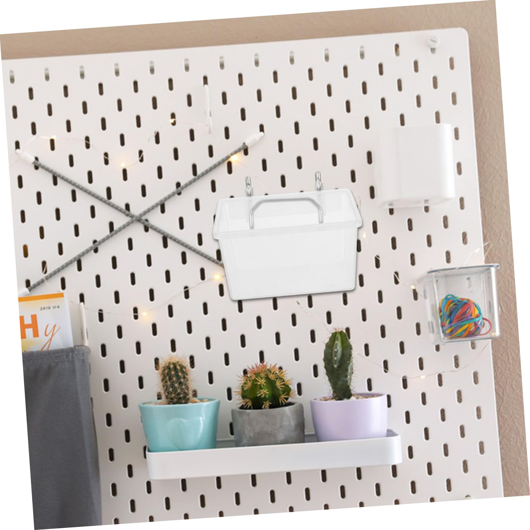 Uonlytech Pegboard Bins Hardware Organizers Anti-Static Storage Pp Material Craft Room Storage