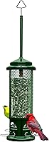 Brome Squirrel Buster Legacy Squirrel-Proof Bird Feeder - 2.6 lb Capacity, Chew-Proof, 4 Removable Metal Perches, Easy Clean Green