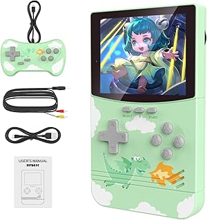 Retro Handheld Game Console with 500 Classical FC Games, 3.0In Screen Video Game Console 1000mAh Handheld Video Game Support for Connecting TV Gift Christmas Birthday Presents for Kids Adults